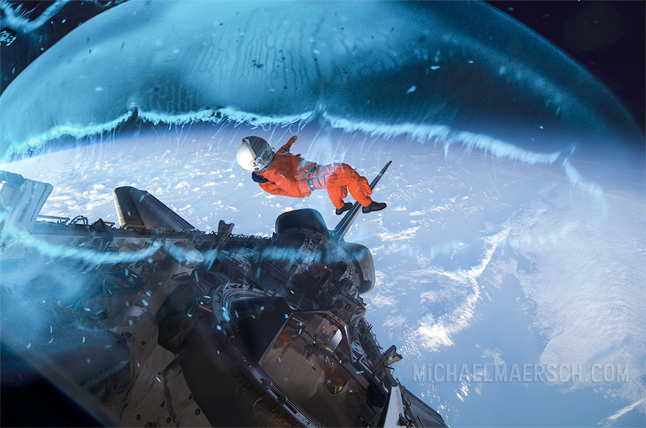 Swept Away is a composite photo illustration by Michael Maersch
